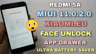 Redmi 5A Face Unlock Miui 11.0.2.0 Xiaomi.Eu | App Drawer & Full Screen Gesture