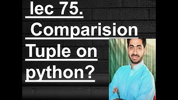 Comparing Tuple on python