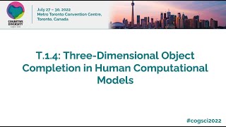 T1.4: Three Dimensional Object Completion in Humans and Computational Models