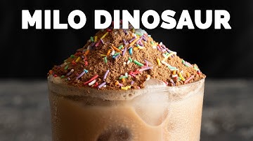 How to Make Milo Dinosaur - Malaysian and Singaporean Milo Tabur