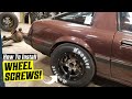 How To Use Wheel Screws Without DESTROYING Your New Slicks!