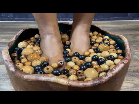 ASMR/ Lets mix with my feet for tingles 😇😴#oddlysatisfying  #feet #asmr