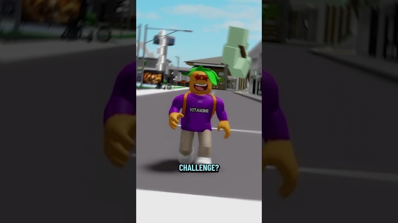 Ich darf nicht Weiß oder Schwarz berühren ! #roblox #shorts