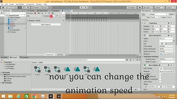 Change and Control the Animation Speed in Unity(Samples not showing in animation tab)