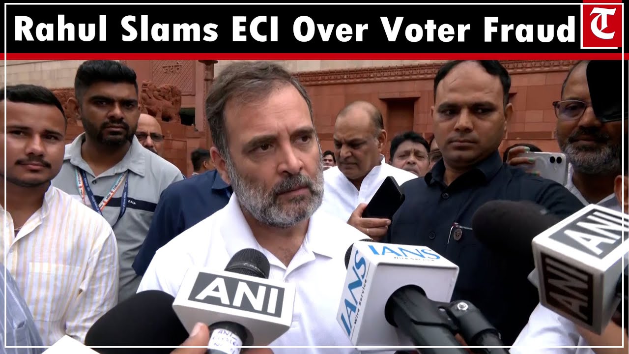 Rahul Gandhi alleges voter list fraud, slams ECI over missing voters in Bihar and Maharashtra