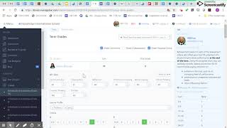 Managebac Comments