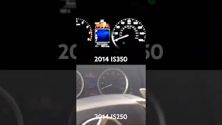 Stock Lexus IS350 vs IS250 acceleration battle #3is #is350 #is250