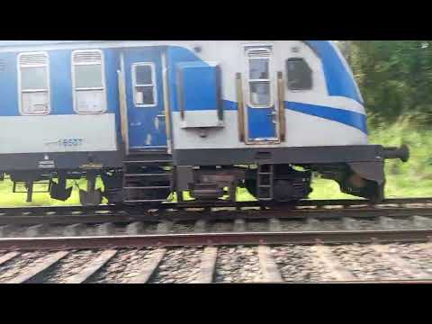 Evening Batticaloa intercity express train 