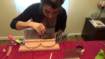 Pixie Claws TM Interchangeable Wool Combs and Hackle Combo in action
