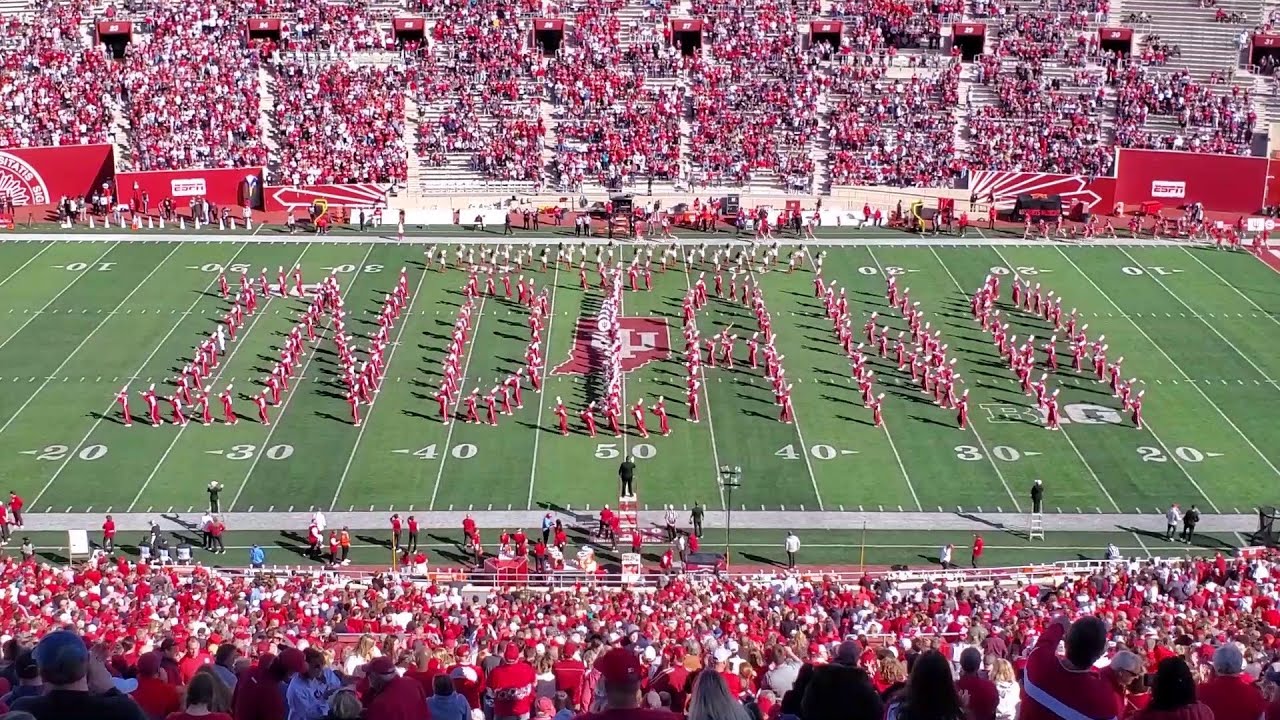 IU Marching Hundred Pregame 10/15/22 vs Maryland YouTube