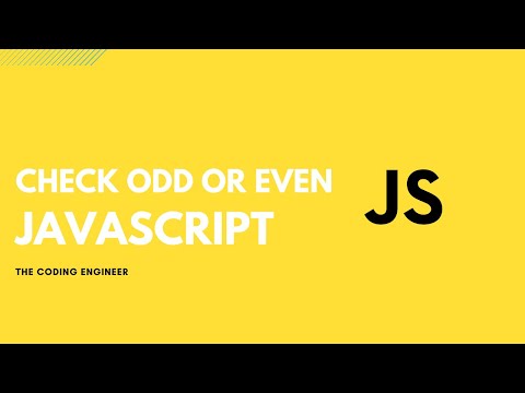 To Check the Number is Odd or Even in JavaScript