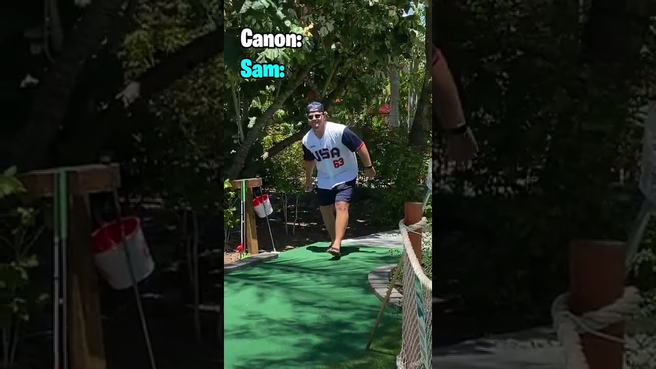 Mini Golf but you can ONLY use your hands!