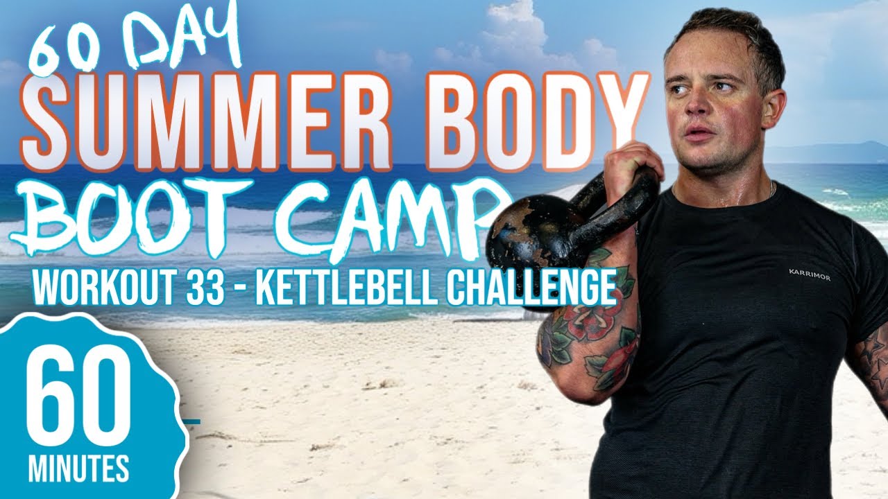 Day 33 - Full Body KETTLEBELL Workout Challenge: 60 Day Summer Body Boot Camp