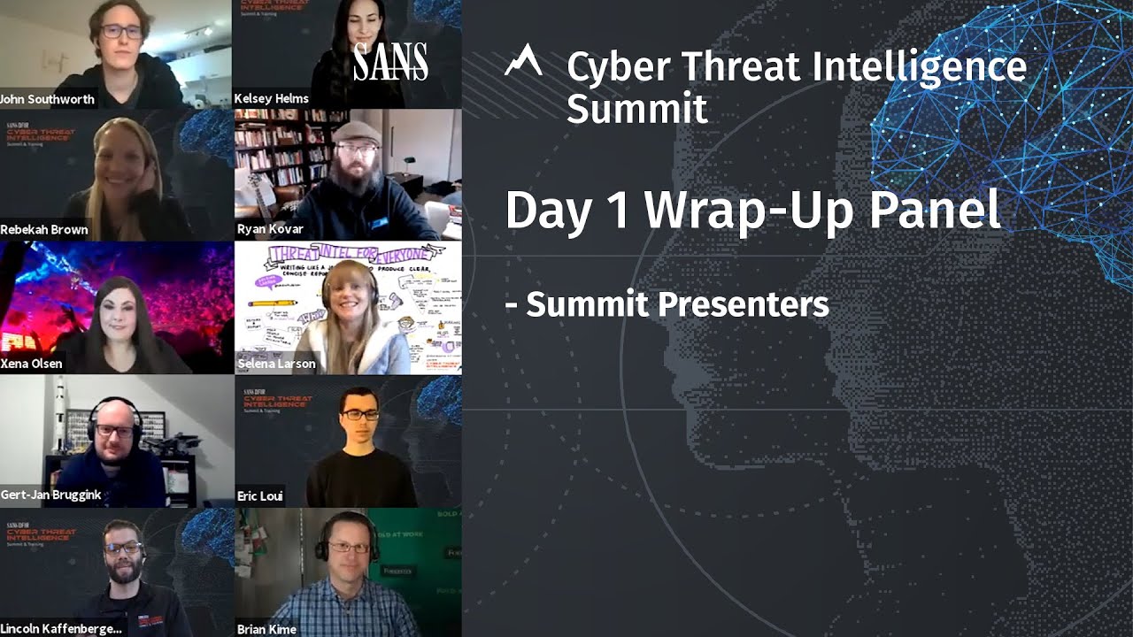 Day 1 Wrap-Up Panel | SANS CTI Summit 2021