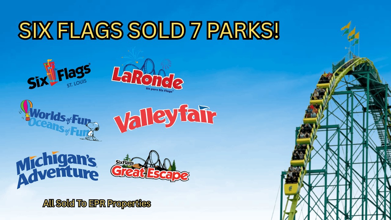 Сеть Six Flags продала 7 парков | Все, что вам нужно знать