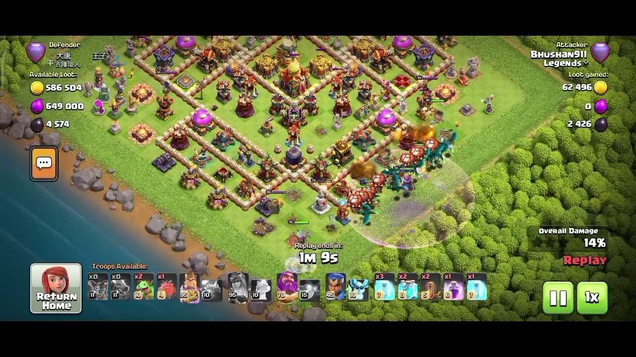 "My Fastest Attack Ever! ⚡💥 Blink and You'll Miss It! | Clash of Clans"