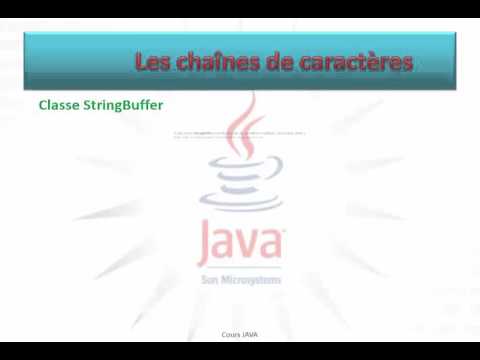 Les chaînes de caractères JAVA