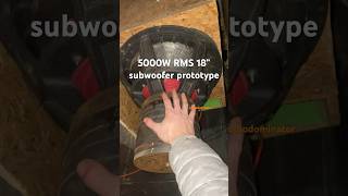 5000W RMS 18” (46cm) SUBWOOFER bass test