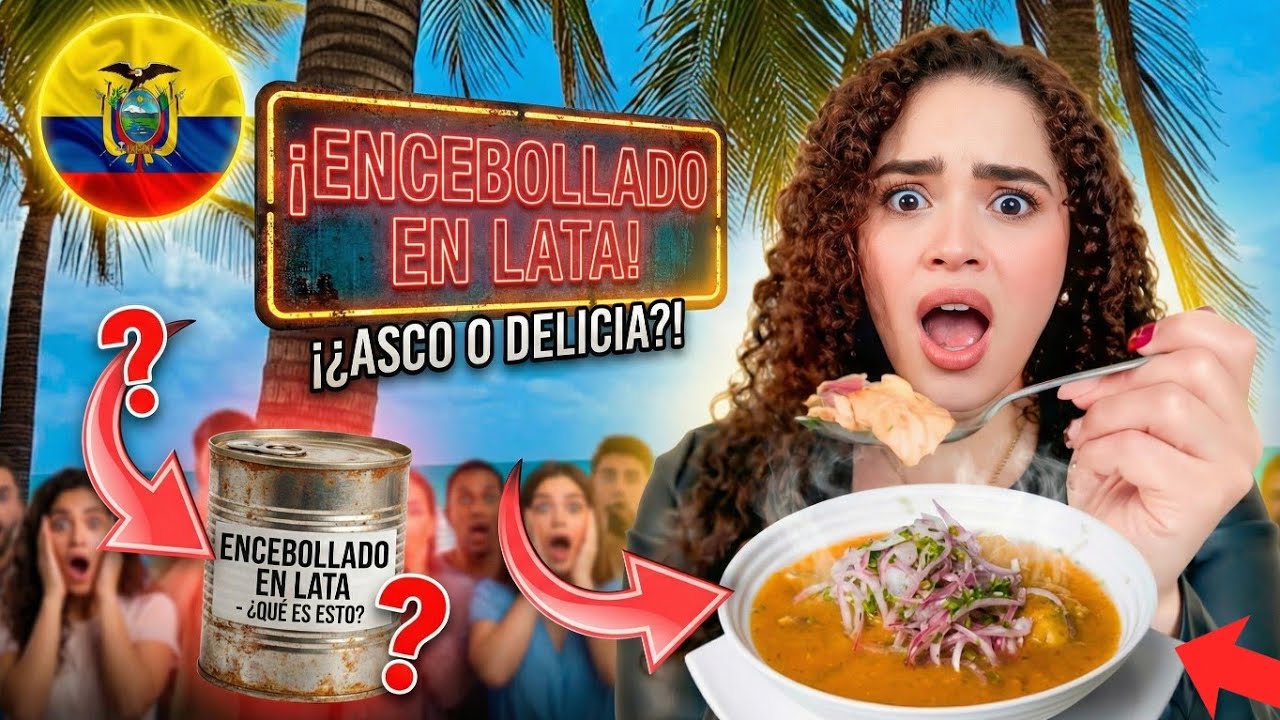 EXTRANJERA prueba ENCEBOLLADO EN LATA 🥫🇪🇨¿Un insulto a la gastronomía?🤔😱