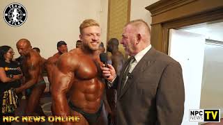 2024 IFBB Pittsburgh Pro Backstage Interview with Urs Kalecinski