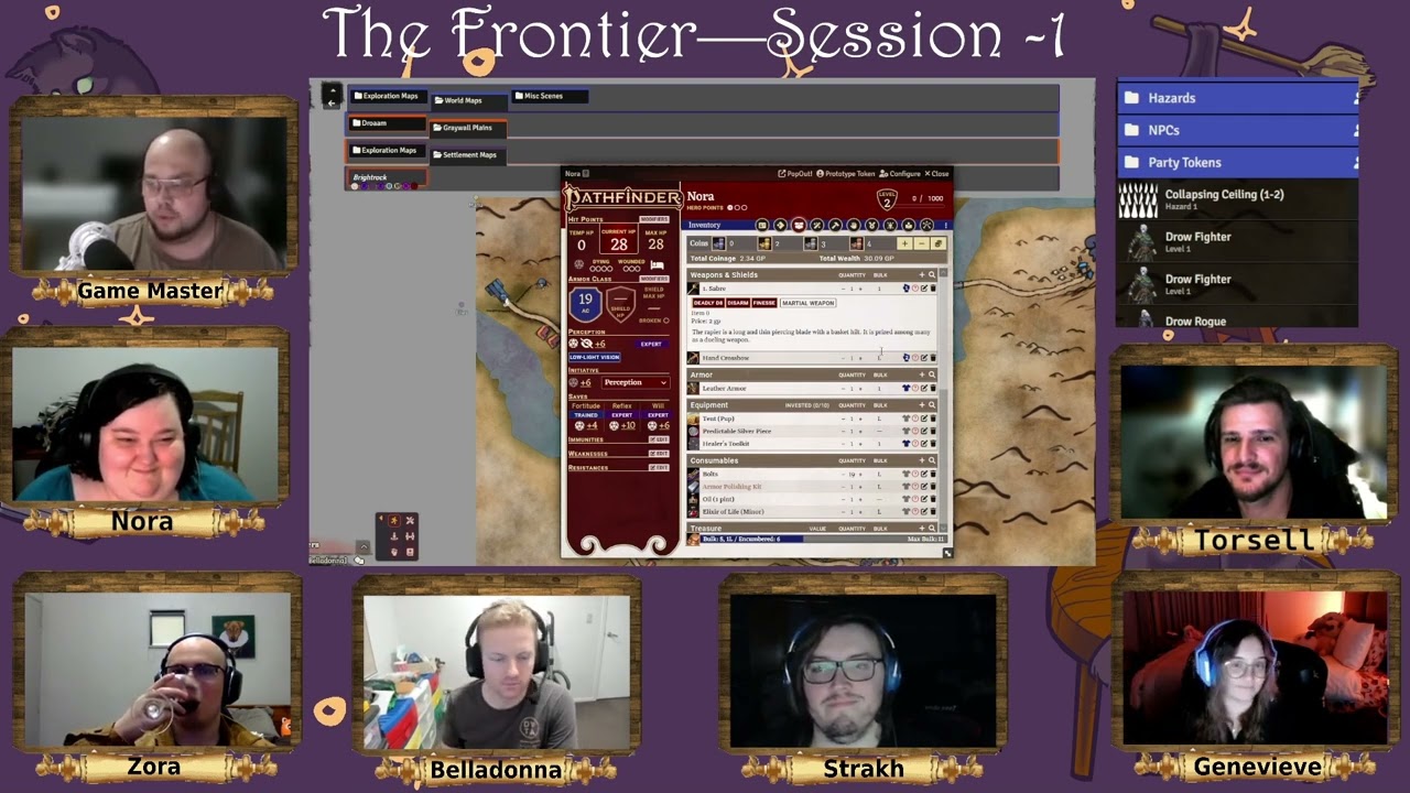 The Frontier(Session 1)—In the Beginning (PF2e Live Play)