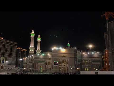 أذان الفجر للمؤذن محمد مغربي تسجيل من ساحات الحرم 1 ذو القعدة 1440هـ