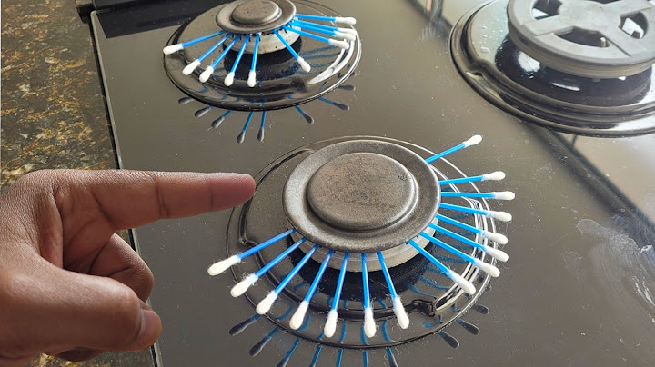 I DIED AND DIDN'T KNOW: Just put cotton swabs on the stove and don't spend any more money at the ...