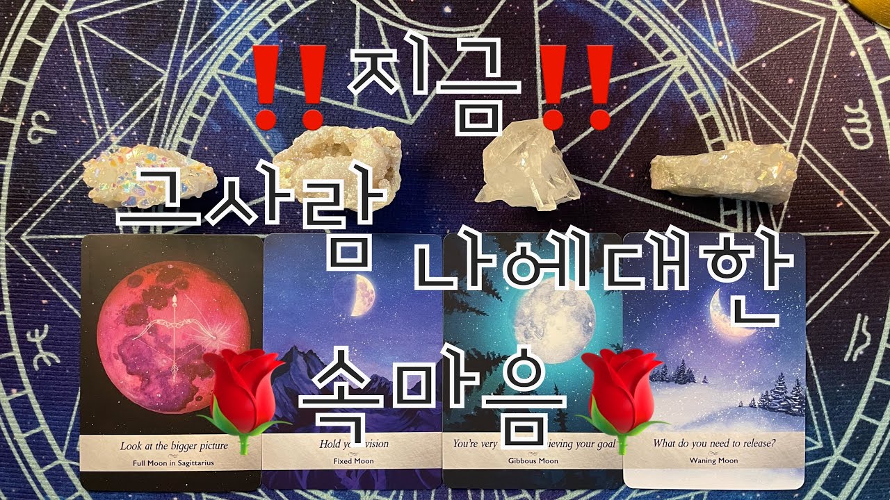 타로- ‼️지금‼️🌹나에 대한 속마음🌹