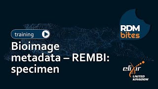 RDMbite | Bioimage metadata – REMBI: specimen