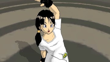 DBZ Budokai 2 Videl Touch of Death Combo Using Gero