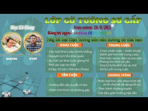 Hà Văn Tiến leo rank cờ chớp TTTK và hướng dẫn khai cuộc ( buổi 17 )