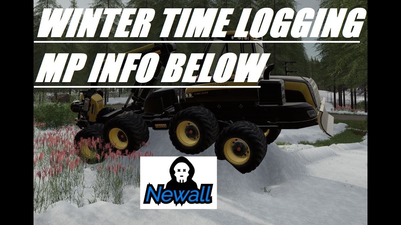WINTER LOGGING MULTIPLAYER | FS19