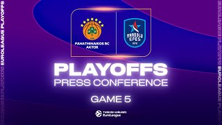 POST GAME press conference | Panathinaikos vs Anadolu Efes game 5