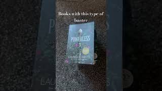 Books with good banter! 🤭😏😫 #booktube#booktubetbr#books#powerless#pjo#