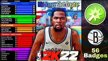 6’9 Kevin Durant Build Is An Automatic Mismatch for anybody on 2k22🔥 #2k22 #kevindurant #KD