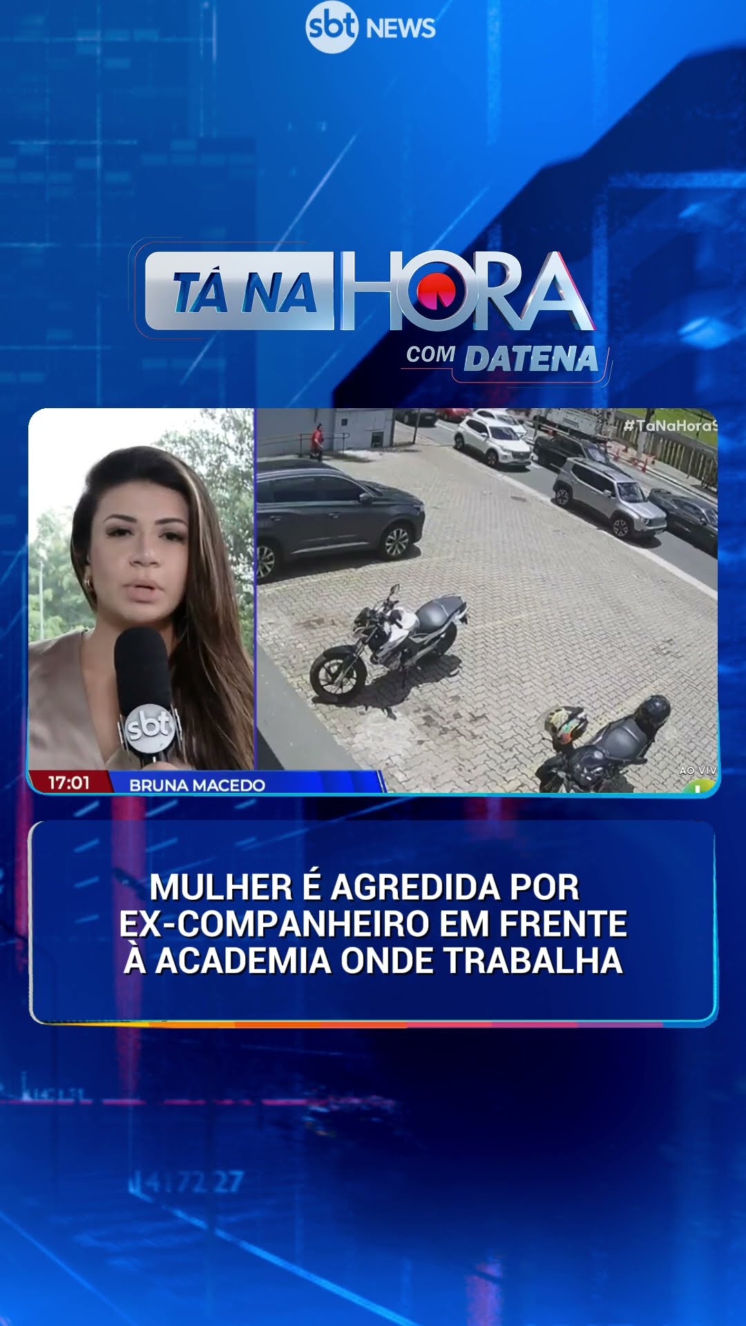 Recepcionista é arrastada pelos cabelos por ex-namorado em frente à academia | Tá na Hora (20/12/24)