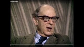 Sir Isaiah Berlin interviewed about his life by Michael Ignatieff