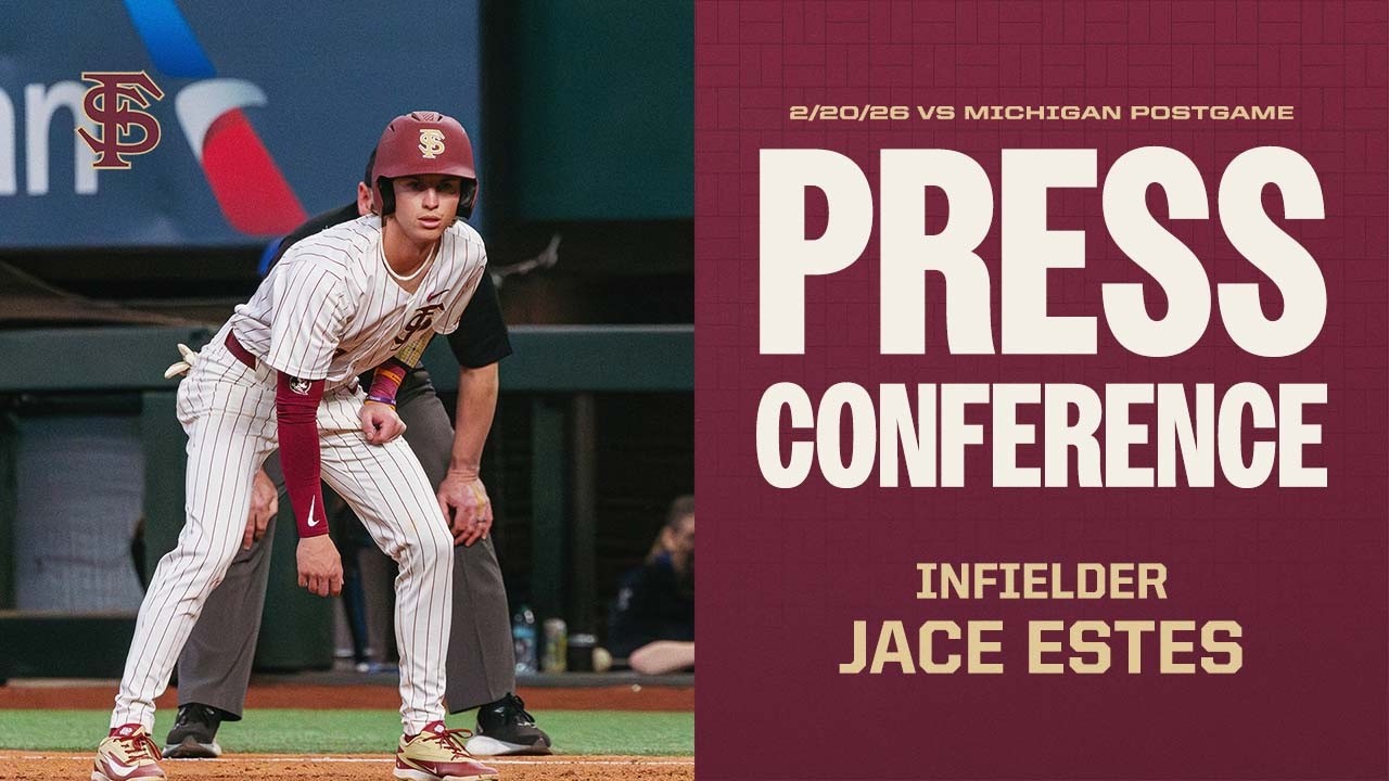 FSU Baseball | INF Jace Estes Postgame Press Conference (2/20/26 vs Michigan)