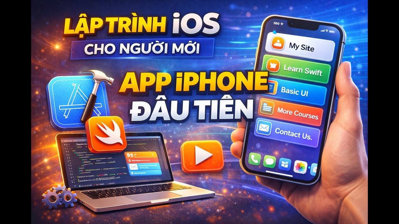 Lập Trình iOS Cho Người Mới | Tạo Ứng Dụng iPhone Đầu Tiên Bằng Swift ...