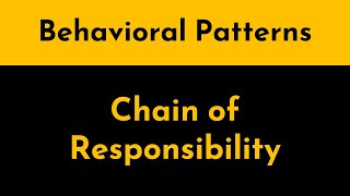 The Chain of Responsibility Pattern Explained & Implemented | Behavioral Design Patterns | Geekific