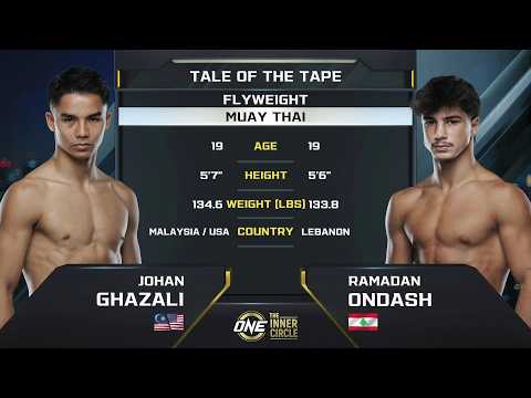 Ramadan Ondash vs. Johan Gahzali | Muay Thai Full Fight