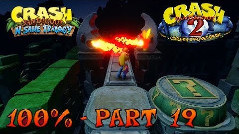 Crash Bandicoot 2 - N. Sane Trilogy - 100% Walkthrough, Part 19: Road To Ruin (Crystal Only)