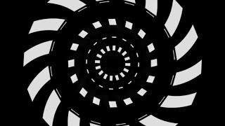 Pulse - Free Circular B&W Animation Loop Effect