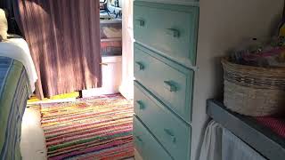 Player Profile Van tour, 1988 Dodge Ram Van, 15 passenger. A quick peek inside my home.