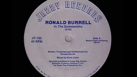 Ronald Burrell - In The Summertime