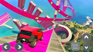 Car Parkour: Sky Racing 3D - Flying Car Impossible Parkour Simulator 3D Android Gameplay screenshot 5
