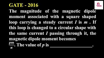27. Magnetic Dipole Moment I EMT I CSIR I GATE I JL PHYSICS I DL PHYSICS I Dr. Nagaraju Pendam