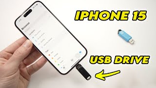 How to Use USB Flash Drive With iPhone 15\/ Pro \/ Plus