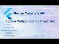 Flutter Tutorial - AppBar Widget and its Properties || What are the Properties in AppBar Widget ?