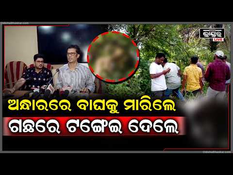 ଅନ୍ଧାରରେ ବାଘକୁ ମାରି ଏମିତି ଅବସ୍ଥାରେ ଛାଡି ଦେଇ ଚାଲିଗଲେ, ଘଟଣା ସ୍ଥଳରେ ତଦନ୍ତ କରୁଛି ବନବିଭାଗ